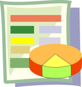 Spreadsheets illustrated.