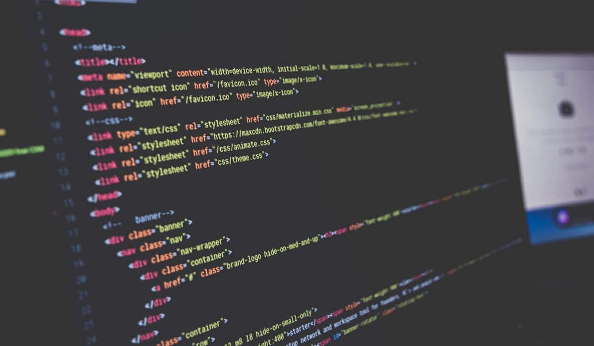 A group of code on a screen.