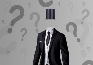 An invisible person.