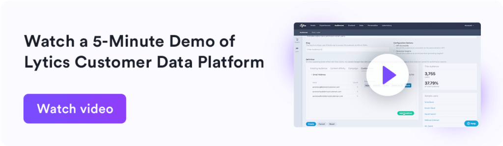 get a demo of lytics